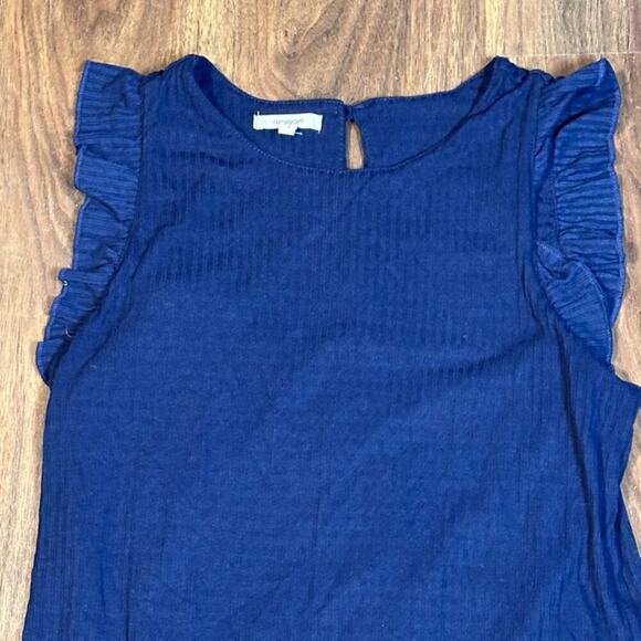 Maurices Midi Dress Women Medium Ribbed Flutter Sleeve Casual Comfortable - Picture 4 of 7